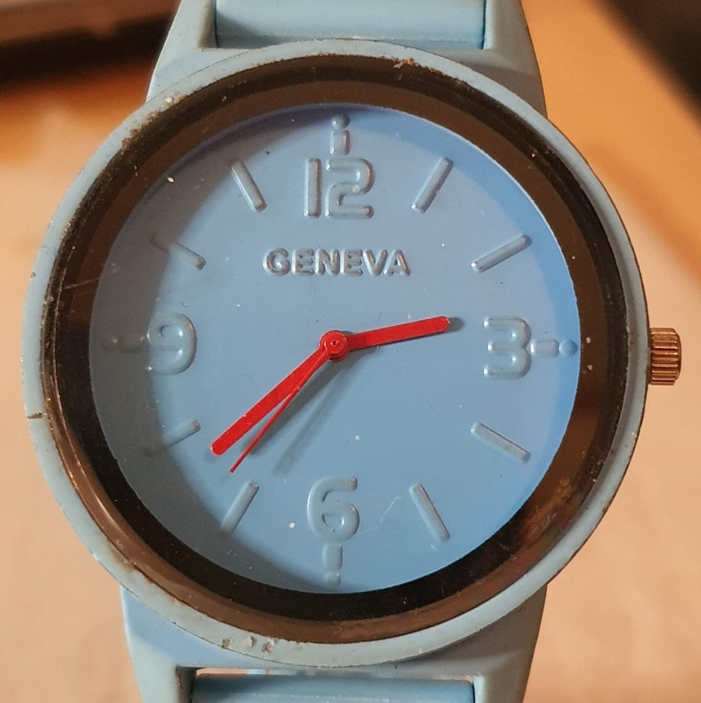 🦋10/$20🦋 Geneva Blue Silicone Women's Watch